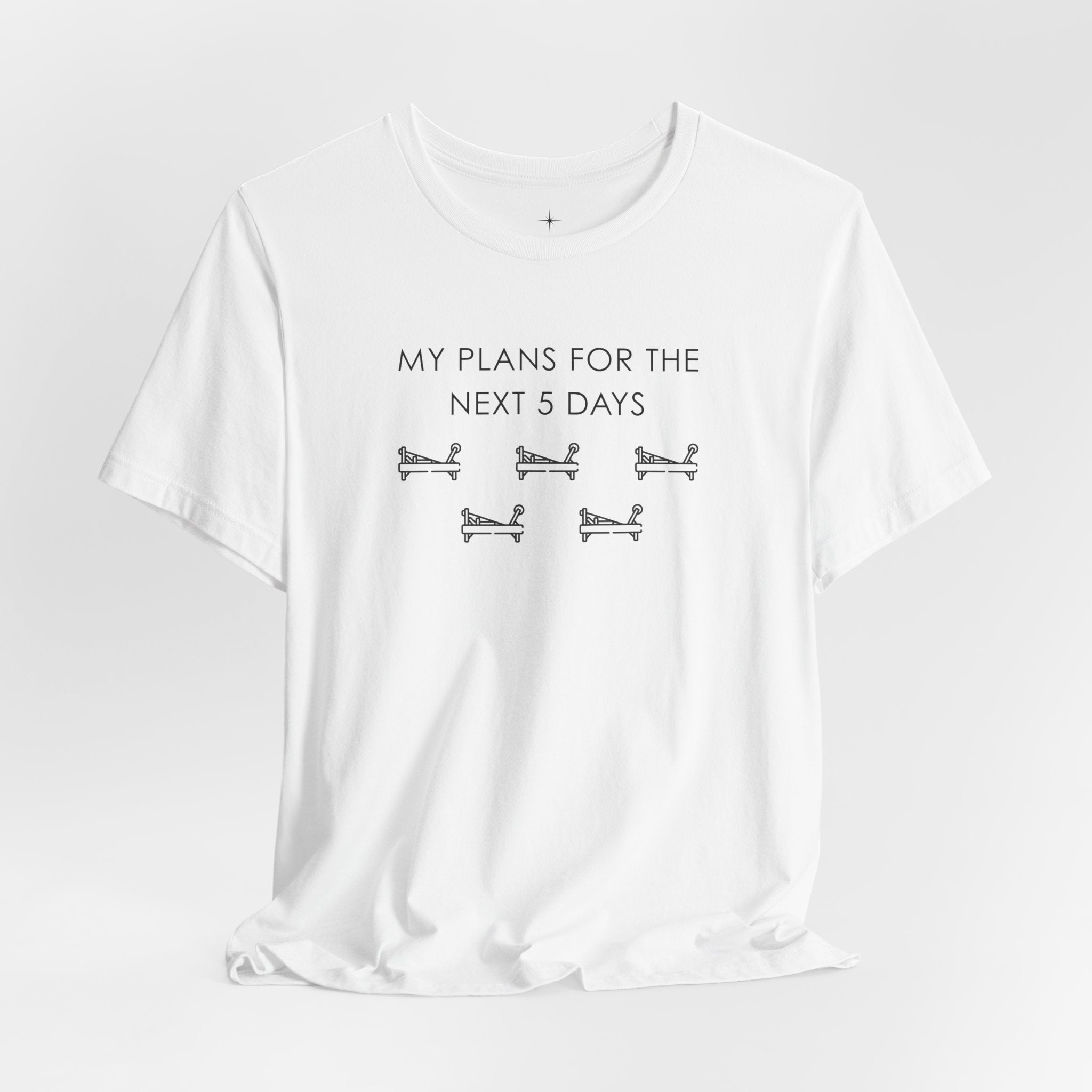 T-Shirt — "My Plans for the Next 5 Days" Sleeping Dog Graphic Tee
