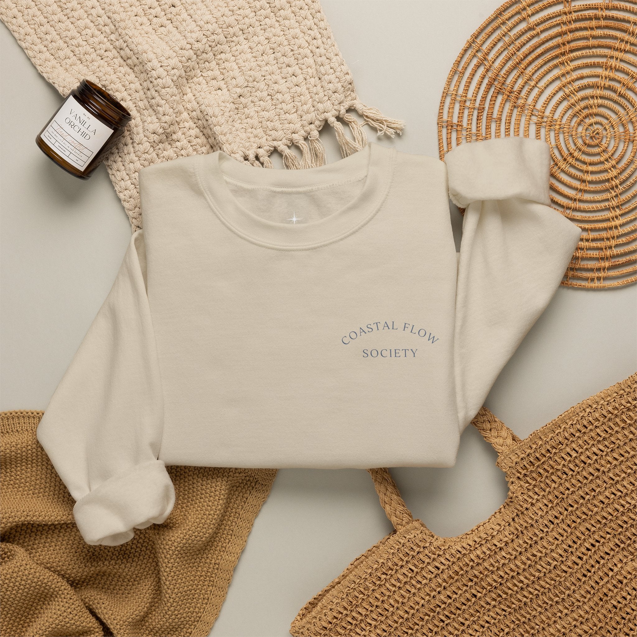 Coastal Flow Society Crewneck Sweatshirt