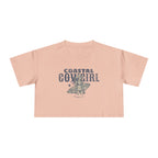 Coastal Cowgirl Goes Surfing Crop Tee