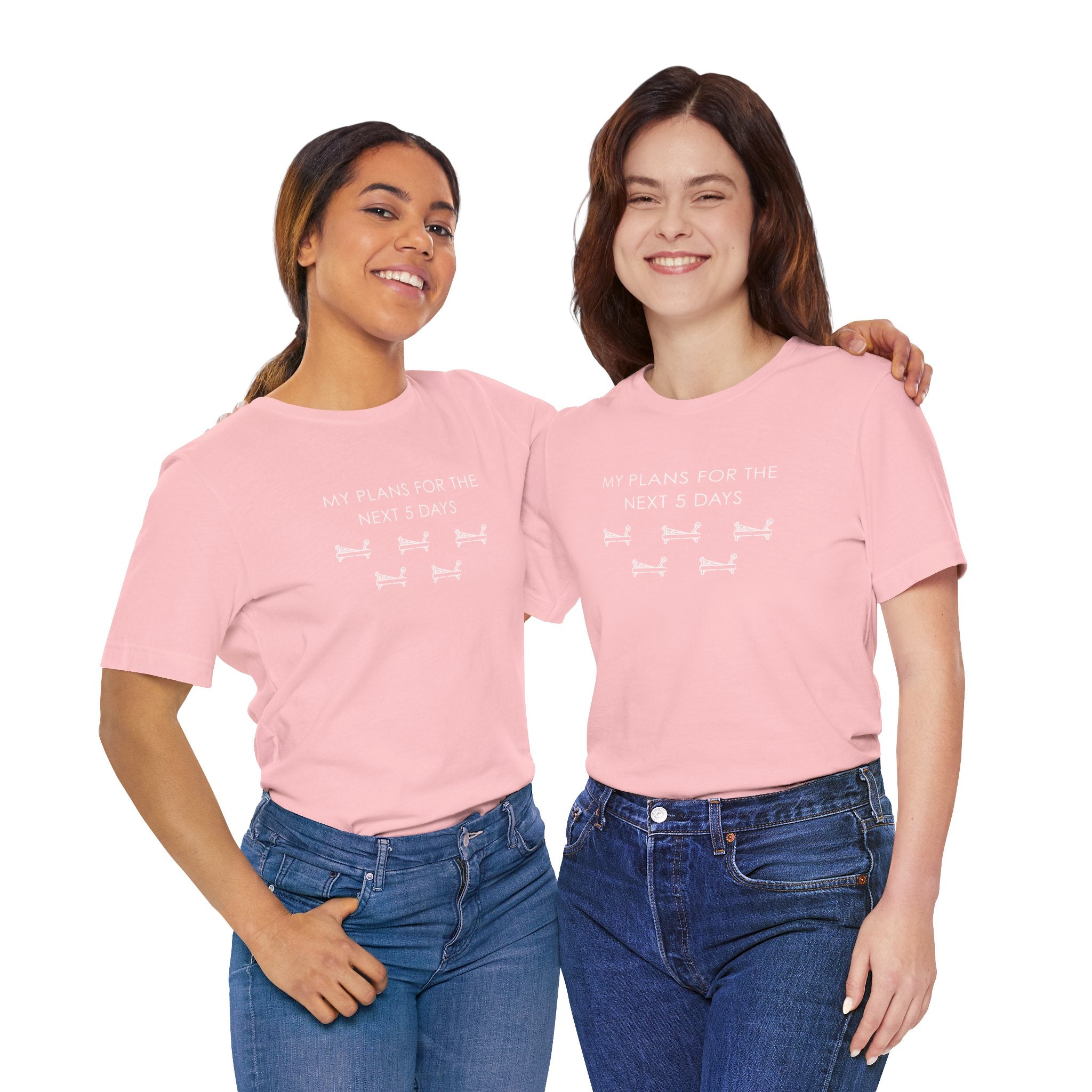 T-Shirt — "My Plans for the Next 5 Days" Sleeping Dog Graphic Tee