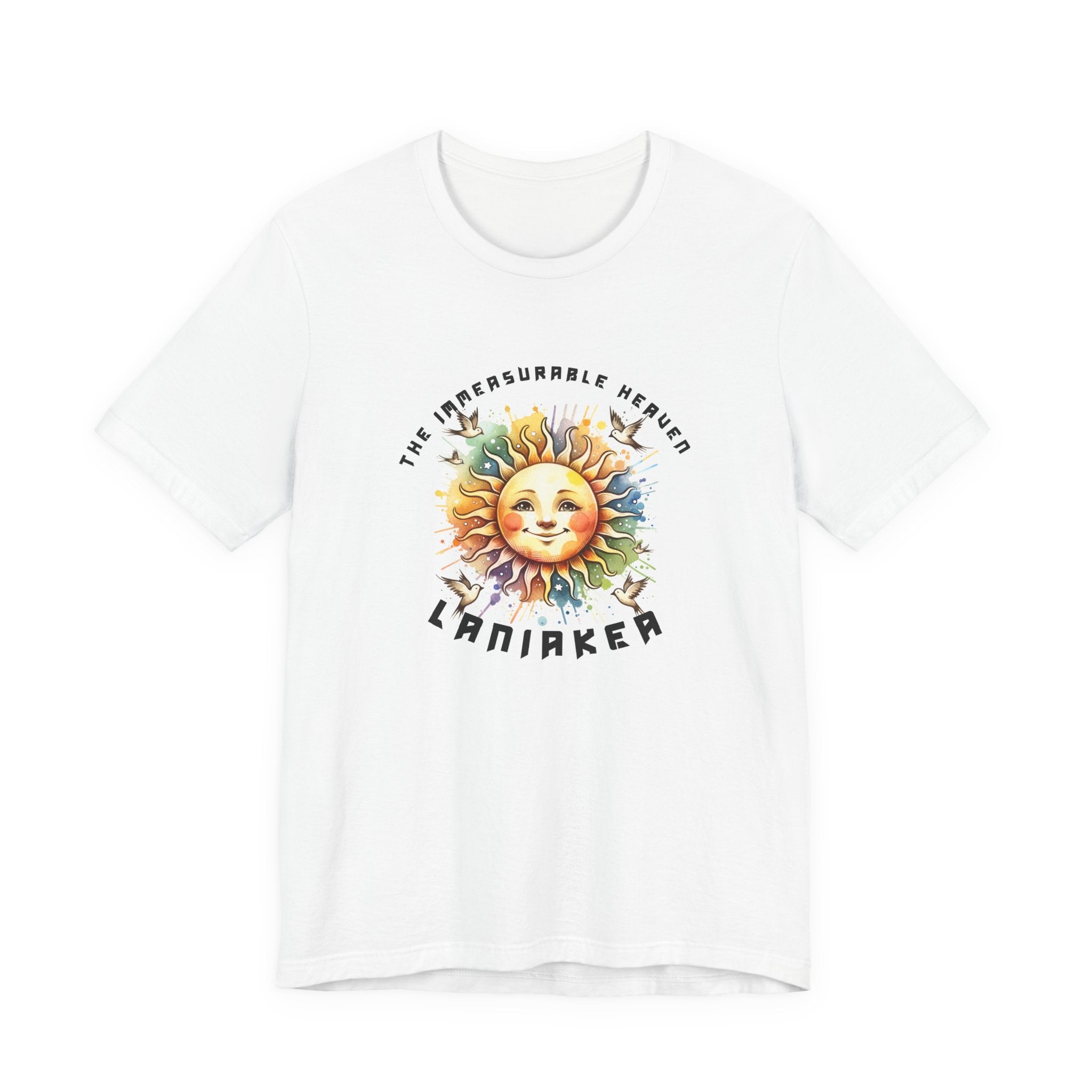 Sunface Graphic Tee — "Laniakea" Vintage Sun Illustration T-Shirt