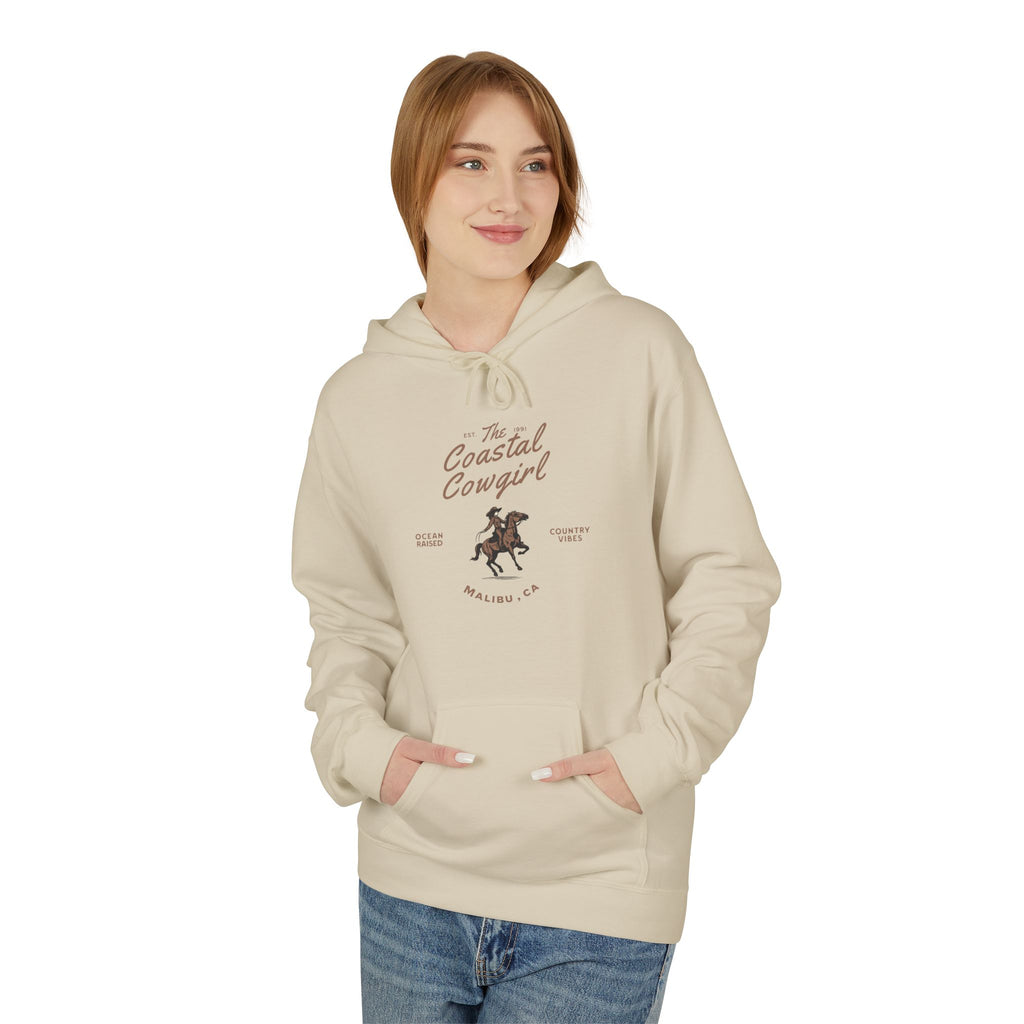 Coastal Camper Hoodie — Vintage Beach Camper Graphic