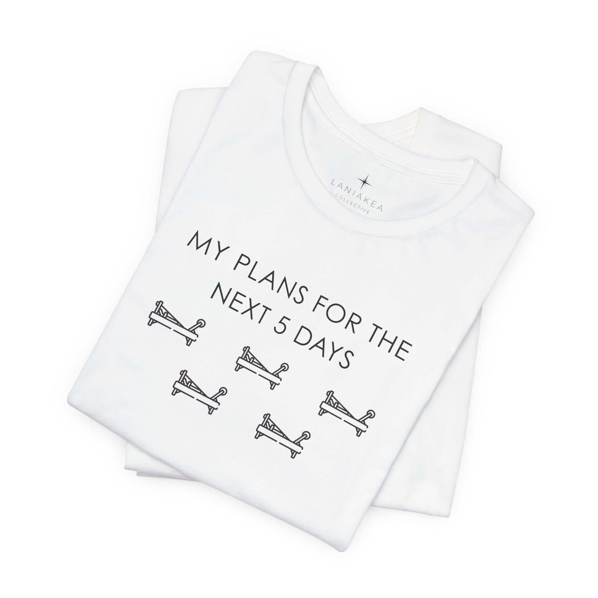 T-Shirt — "My Plans for the Next 5 Days" Sleeping Dog Graphic Tee