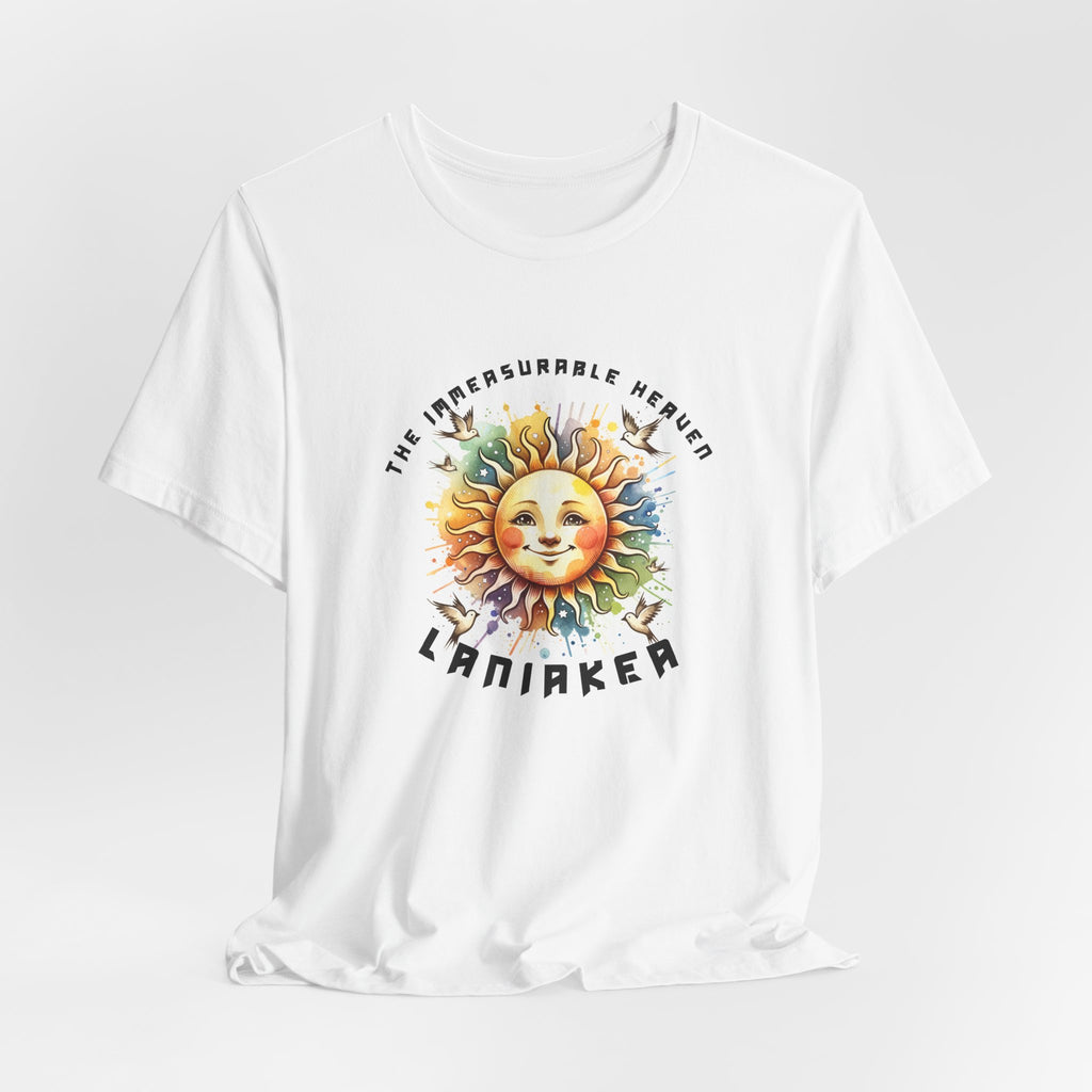 Sunface Graphic Tee — "Laniakea" Vintage Sun Illustration T-Shirt