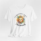 Sunface Graphic Tee — "Laniakea" Vintage Sun Illustration T-Shirt