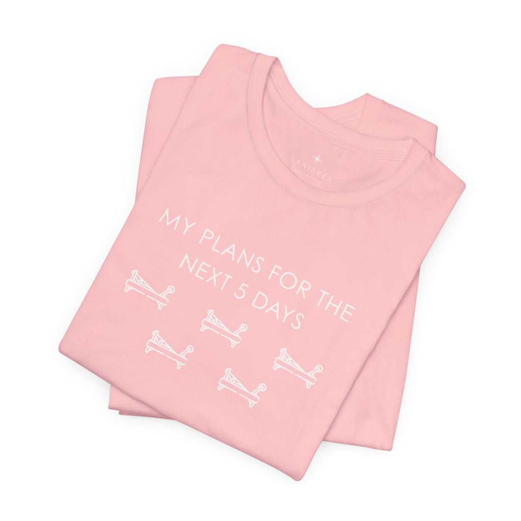 T-Shirt — "My Plans for the Next 5 Days" Sleeping Dog Graphic Tee
