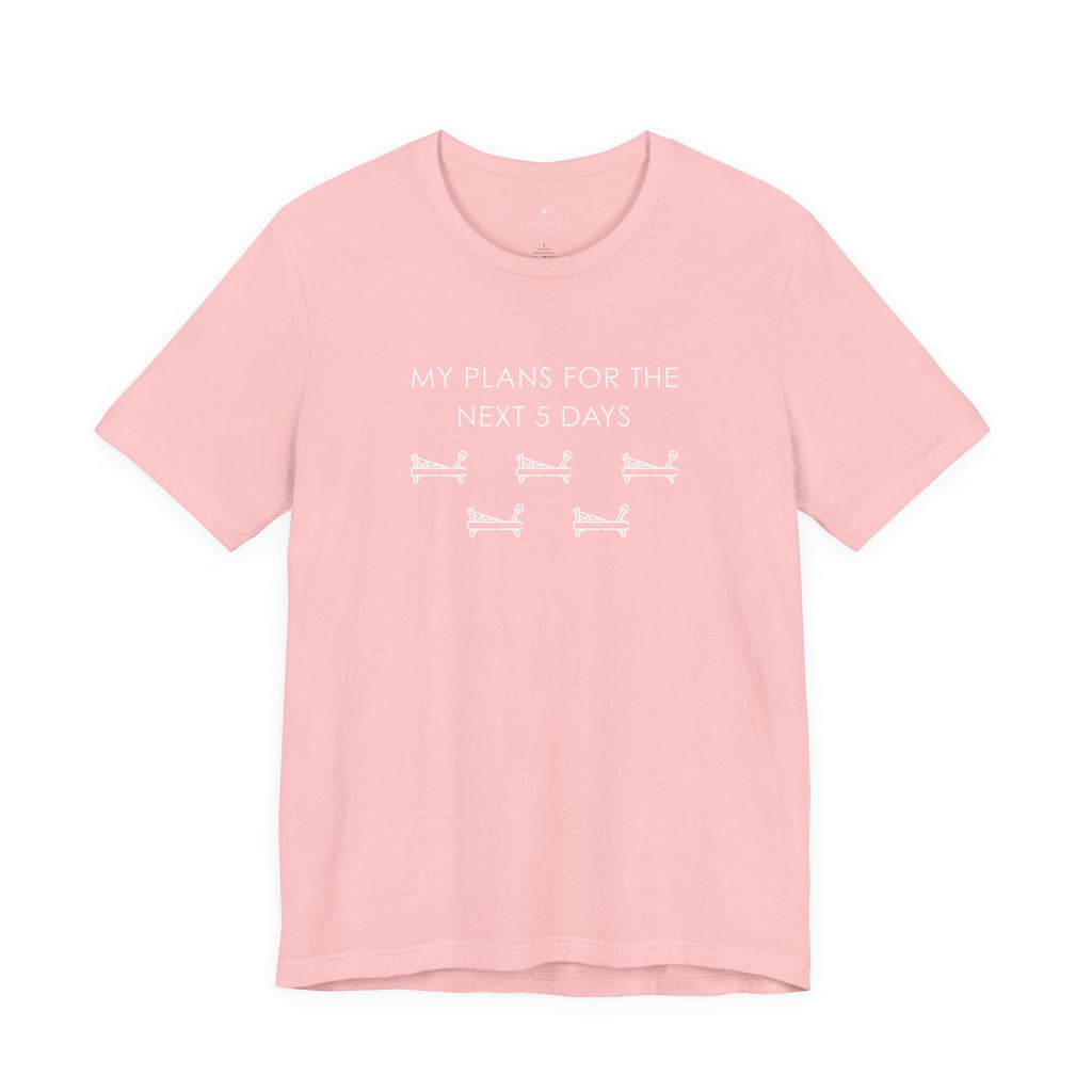 T-Shirt — "My Plans for the Next 5 Days" Sleeping Dog Graphic Tee