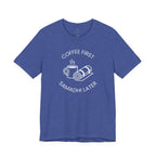 Coffee First, Samadhi Later Yoga Tee