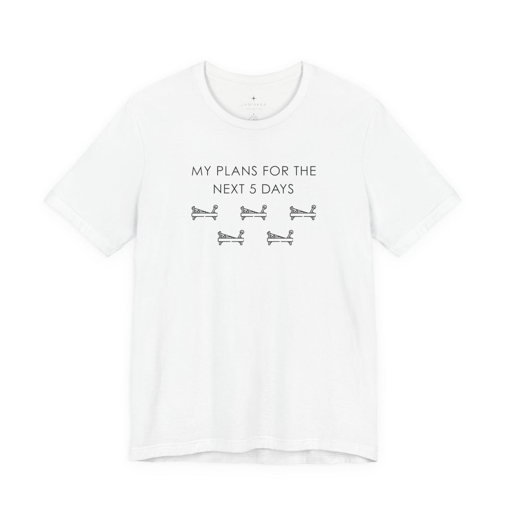 T-Shirt — "My Plans for the Next 5 Days" Sleeping Dog Graphic Tee