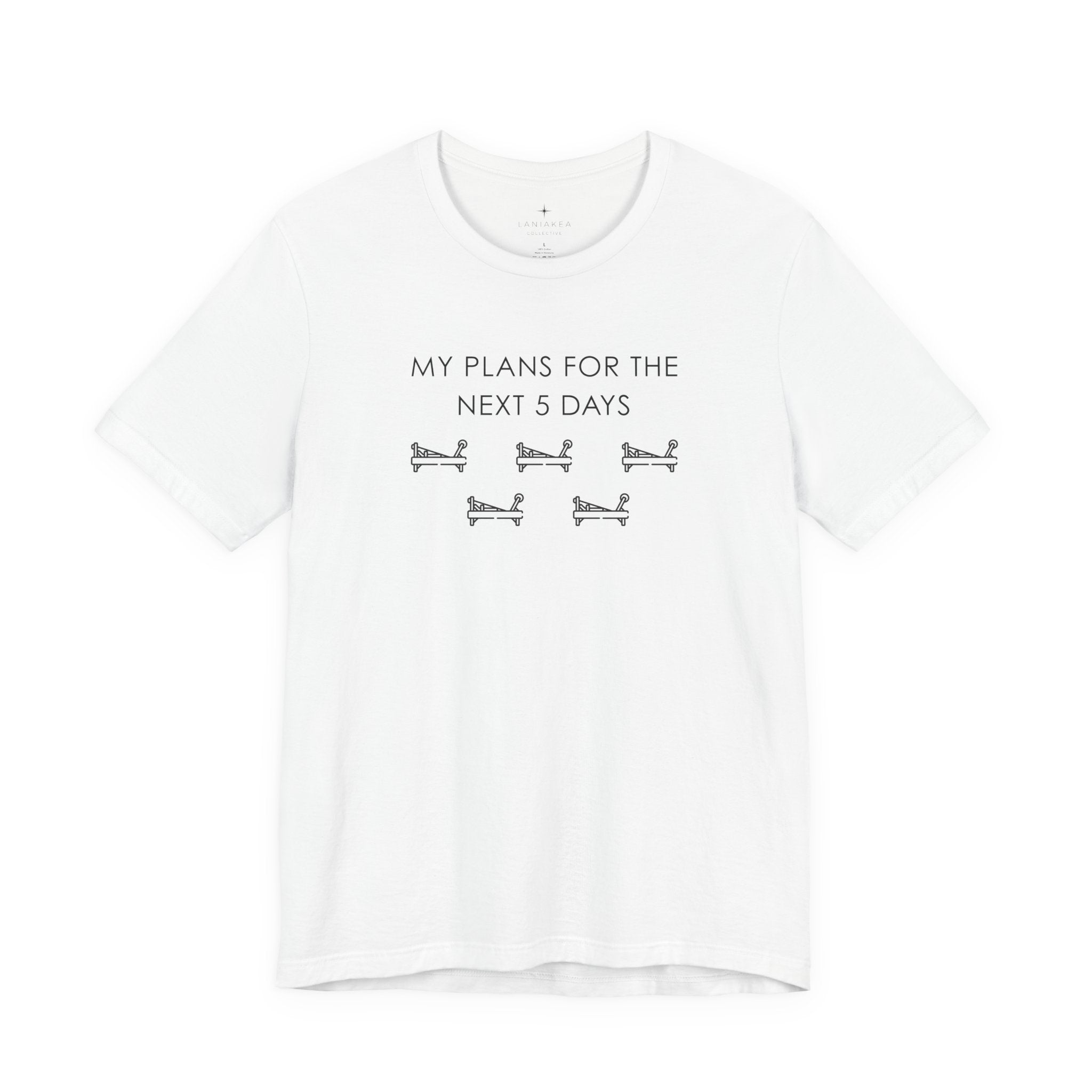 T-Shirt — "My Plans for the Next 5 Days" Sleeping Dog Graphic Tee