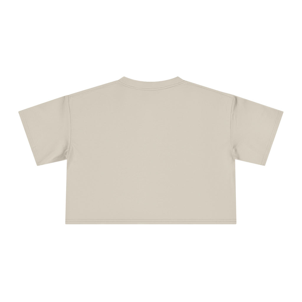Grateful Women's Cropped Tee — Minimalist Positive Message Top