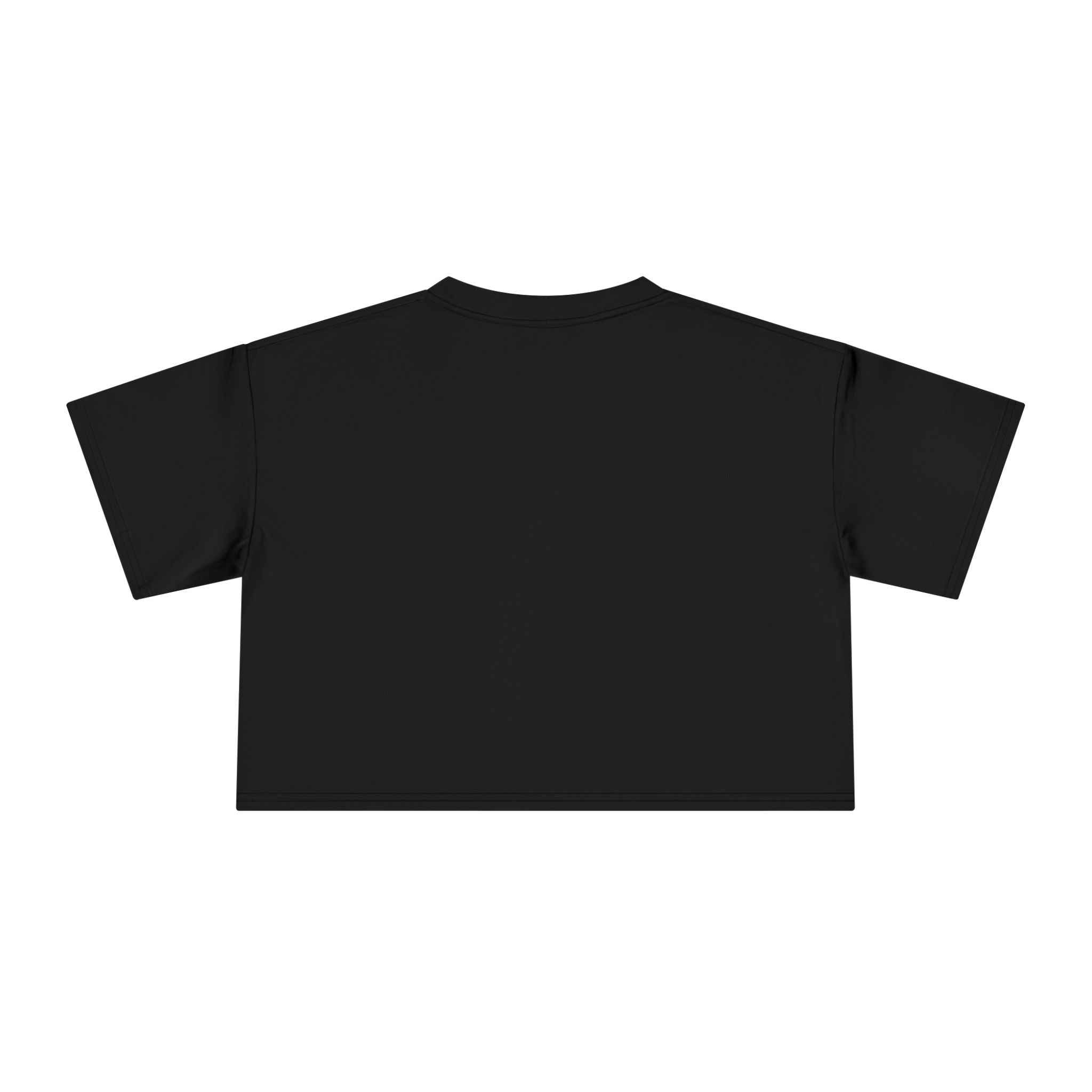 Grateful Women's Cropped Tee — Minimalist Positive Message Top